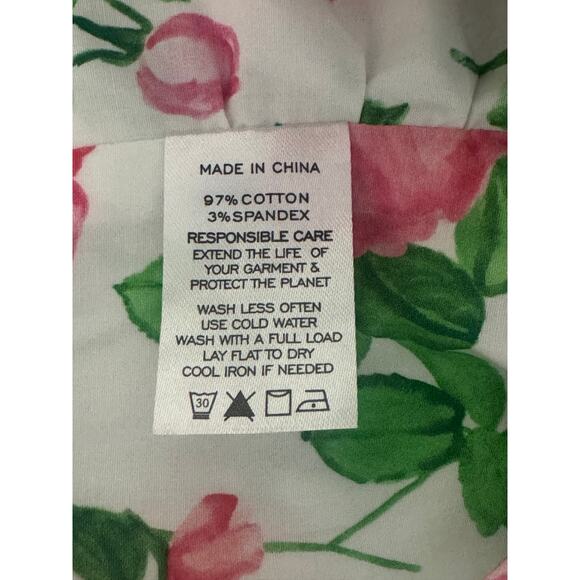 NWT Hill House The Isabella Top in Pink Roses XS - Picture 13 of 15